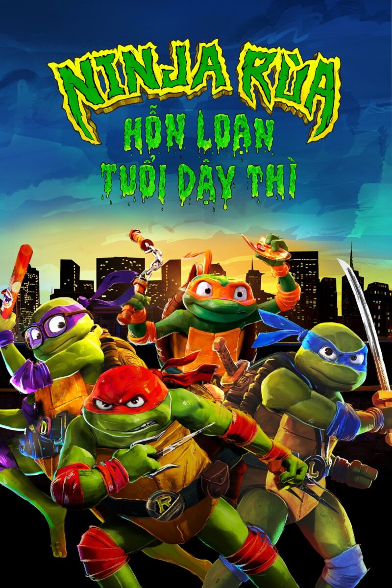 ninja rùa hỗn loạn tuổi dậy thì